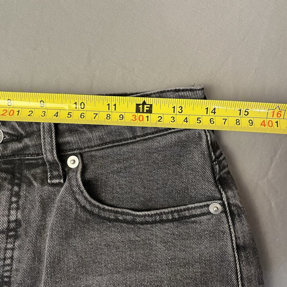 Everlane The Curvy Way-High Jean Sz 29 Reg (Actu. 28x26.5) Gray 100% Org Cotton - Picture 8 of 10
